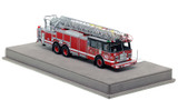 1:50 scale model of Chicago Fire Department 2002 Pierce Dash 100' Aerial - Truck 48
