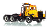 1:50 scale model of Mack DM 800 Tandem Axle Tractor - Yellow over Black