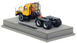 1:50 scale model of Mack DM 800 Tandem Axle Tractor - Yellow over Black