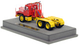 1:50 scale model of Mack DM 800 Tandem Axle Tractor - Red over Yellow