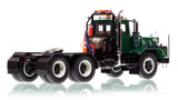 1:50 scale model of Mack DM 800 Tandem Axle Tractor - Green over Black