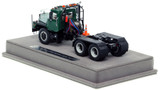 1:50 scale model of Mack DM 800 Tandem Axle Tractor - Green over Black