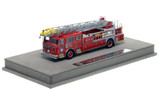 1:50 scale model of FDNY 1984 Seagrave 100' Ladder 10 - Manhattan
