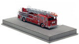 1:50 scale model of FDNY 1983 Seagrave 100' Ladder 38 - Bronx