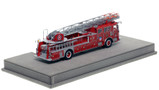 1:50 scale model of FDNY 1983 Seagrave 100' Ladder 38 - Bronx