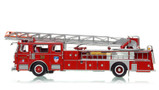 1:50 scale model of FDNY 1983 Seagrave 100' Ladder 38 - Bronx