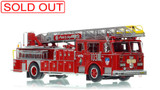 1:50 scale model of FDNY 1985 Seagrave 100' Ladder 103 - Brooklyn