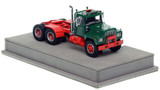 1:50 scale model of Mack® R Tandem Axle Tractor - Green over Red