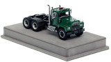 1:50 scale model of Mack® R Tandem Axle Tractor - Green over Black