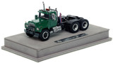 1:50 scale model of Mack® R Tandem Axle Tractor - Green over Black