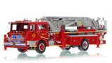 1:50 scale model of FDNY 1972 Mack® CF/Baker 75' Tower Ladder 9 - Manhattan