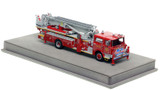 1:50 scale model of FDNY 1972 Mack® CF/Baker 75' Tower Ladder 9 - Manhattan