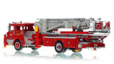 1:50 scale model of FDNY 1973 Mack® CF/Baker 75' Tower Ladder 120 - Brooklyn