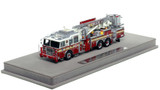 1:50 scale model of FDNY 2010 Seagrave Marauder II 75' Tower Ladder 21 - Manhattan