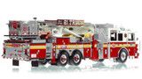 1:50 scale model of FDNY 2010 Seagrave Marauder II 75' Tower Ladder 21 - Manhattan