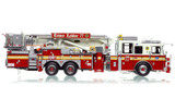 1:50 scale model of FDNY 2010 Seagrave Marauder II 75' Tower Ladder 77 - Staten Island