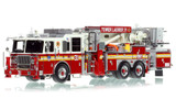 1:50 scale model of FDNY 2010 Seagrave Marauder II 75' Tower Ladder 31 - Bronx