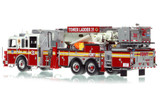 1:50 scale model of FDNY 2010 Seagrave Marauder II 75' Tower Ladder 31 - Bronx