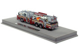 1:50 scale model of FDNY 2010 Seagrave Marauder II 75' Tower Ladder 31 - Bronx