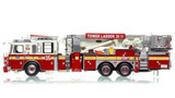 1:50 scale model of FDNY 2010 Seagrave Marauder II 75' Tower Ladder 35 - Manhattan