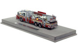 1:50 scale model of FDNY 2010 Seagrave Marauder II 75' Tower Ladder 138 - Queens