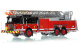 1:50 scale model of Chicago Fire Department 2020 E-One 100' Rear Mount - Truck 2