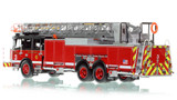 1:50 scale model of Chicago Fire Department 2020 E-One 100' Rear Mount - Truck 3