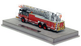 1:50 scale model of Chicago Fire Department 2020 E-One 100' Rear Mount - Truck 3