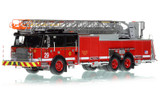 1:50 scale model of Chicago Fire Department 2020 E-One 100' Rear Mount - Truck 29