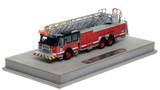 1:50 scale model of Chicago Fire Department 2020 E-One 100' Rear Mount - Truck 30