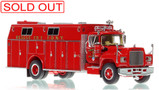 1:50 scale model of FDNY 1979 Mack® R/Pierce Rescue 1 - Manhattan
