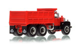 1:50 scale mode of Mack® B61 SX Tandem Axle Dump Truck - Red over Black with Black Fenders