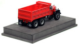 1:50 scale mode of Mack® B61 SX Tandem Axle Dump Truck - Red over Black with Black Fenders