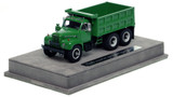 1:50 scale model of Mack® B61 SX Tandem Axle Dump Truck - Green over Black