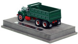 1:50 scale model of Mack® B61 SX Tandem Axle Dump Truck - Green over Red
