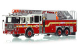 1:50 scale model of Fire Department City of New York Ladder 27 in the Bronx
