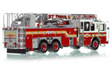 1:50 scale model of Fire Department City of New York Ladder 27 in the Bronx