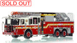 1:50 scale model of Fire Department City of New York Ladder 61 in the Bronx