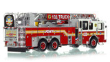 1:50 scale model of Fire Department City of New York Ladder 108 in Brooklyn