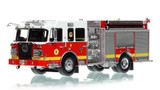 1:50 scale model of Philadelphia Fire Department Spartan Engine 7