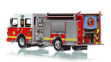 1:50 scale model of Philadelphia Fire Department Spartan Engine 40