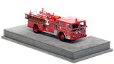 1:50 scale model of Los Angeles County Fire Department 1973 Ward LaFrance Engine 51