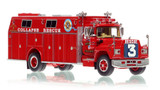 1:50 scale model of FDNY 1979 Mack® R/Pierce Collapse Rescue 3 - Bronx