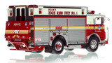 1:50 scale model of FDNY 2002 Mack® MR/Saulsbury High Rise Unit 1 - Manhattan