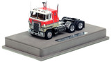 1:50 scale model of International® 4070B Transtar®  II - White and Red over Black
