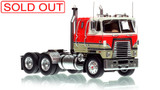 1:50 scale model of International® 4070B Transtar®  II - White and Red over Black