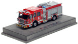 1:50 scale model of Columbus Division of Fire 2019 Sutphen Monarch Engine 6