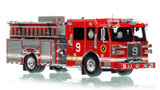 1:50 scale model of Columbus Division of Fire 2018 Sutphen Monarch Engine 9