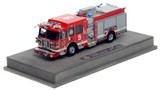1:50 scale model of Columbus Division of Fire 2018 Sutphen Monarch Engine 9