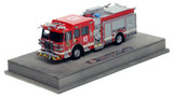 1:50 scale model of Columbus Division of Fire 2019 Sutphen Monarch Engine 10